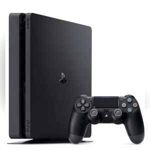 PlayStation 4 with one controller.